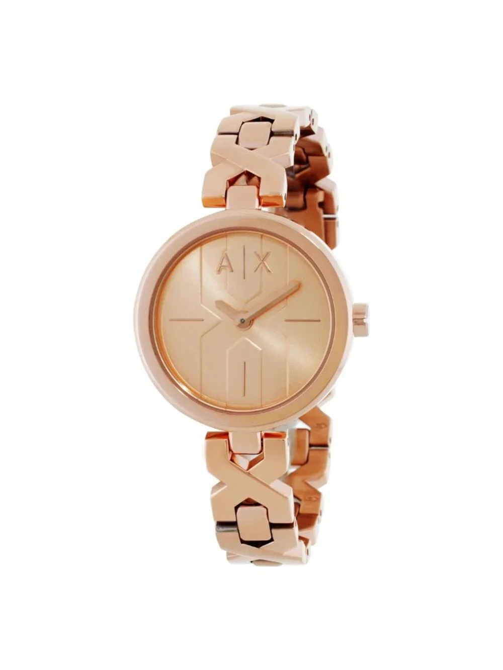 NWT Armani Exchange Quartz Rose Gold Dial Ladies Watch